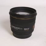 Sigma Used 50mm f/1.4 EX DG HSM - Canon Fit