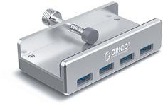 Orico Clip-type Aluminum Alloy 4 Port Hub - usb-hubb