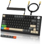 K85 CLAVIER GAMER MECANIQUE AVEC CÂBLE SPIRALE, ACTIONNEMENT AJUSTABLE, INTERRUPTEUR MAGNÉTIQUE, APEX PRO TKL CLAVIER DE JEU FILAIRE, SUPPORTE DKS/MT/TGL, RVB, GASKET, POUR PC/MAC[CLA170619]