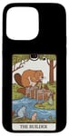 iPhone 15 Pro Max Fun Tarot Card The Builder Beaver Building Spiritual Reader Case