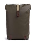 Brooks England Pickwick Cotton Canvas Small Rolltop backpack khaki