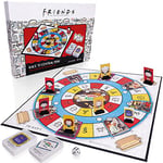 FRIENDS Race To Central Perk, Trivia Card & Board Game, Great Gift For The Series Fans! Family Friendly For 2-4 Players