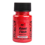 ideen mit herz Royal Flash | peinture métallique acrylique | brillance métallique, avec de fines particules de paillettes | séchage rapide | à base d'eau | 50 ml (rouge de noël)