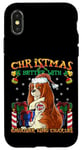 iPhone X/XS Christmas Is Better With A King Charles Spaniel Santa Claus Case