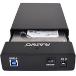 Maiwo USB 3.0 3.5" External Hard Drive Enclosure with Power Adapter