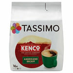 New Tassimo Kenco Americano Decaf Coffee Pods Pack Of 5 Total 80 Coffee Capsule