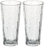 Club No. 19 Drinkglas Plast 250 ml Crystal Clear 2-pack