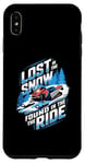 iPhone XS Max Lost In The Snow Found In The Ride Snowmobile Lover Case