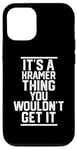 Coque pour iPhone 12/12 Pro It's a Kramer Thing You Wouldn't Get It - Nom de famille