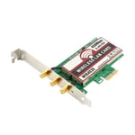 Dual Band 5Ghz/2.4Ghz Pci-E 450M Wireless Wifi Network Adapter Card For Pc Set