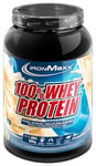 IronMaxx 100% Whey Protein - Protéines de Lactosérum en poudre, hydrosolubles - Goût Vanille Française - 1 x boîte de 900 g