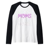 Good Moms Say Bad Words Funny Sarcastic Women Clothing Raglan Baseball Tee