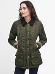 Barbour Beadnell Contrast Collar Quilted Jacket