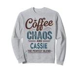 CASSIE Personalized Cute Coffee Girls CASSIE Name Sweatshirt