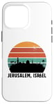 iPhone 16 Pro Max Jerusalem Israel Skyline Jewish Israeli Souvenir Women Men Case