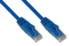 Câble réseau Link Catégorie 6A Non Blindé UTP Awg24 Bleu Sans Halogène 10mt Lk6A