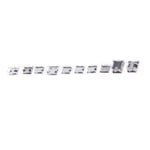 100pcs USB Female Plug Connector Nickel Plated For Security Appliances UK HOT