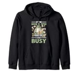 If The Book Is Open I'm Busy Bookworm Life Zip Hoodie