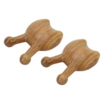 2pcs Nose Massage Tool Reduce Stress Calm Mood Sandalwood Nose Guasha Tool F TPG