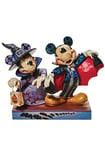 Disney Traditions 6008989 Figurine de Vampire Mickey et Minnie Multicolore 13 cm