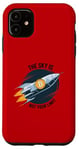 Coque pour iPhone 11 Le ciel n'est pas votre limite Bitcoin Rocket