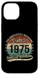 Coque pour iPhone 14 50 ans anniversaire awesome millésime 1975 homme et femme