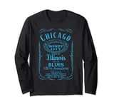 CHICAGO ILLINOIS United States of America USA blues music Long Sleeve T-Shirt