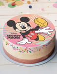 Kakebilde med Mickey Mus Motiv