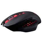 Hot Et X11 Sans Fil 2,4 Ghz 4800Dpi 7 Boutons Usb Ergonomique Optique Gaming Mouse BT042