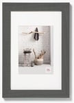 walther design walther cadre photo design gris 20 x 30 cm avec passe-partout, Cadre en bois Home HO030D