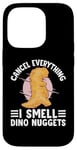 Coque pour iPhone 14 Pro Nugget de poulet dinosaure en peluche Amateur de pépites de