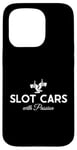 Coque pour iPhone 15 Pro Slot Cars avec fente pour mini voiture RC