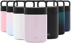 Simple Modern Vacuum Insulated Food Jar Thermos for Hot Food | Reusable Stainless Steel Leak Proof Lunch Storage for Soup, Smoothie Bowl, Oatmeal | Provision Collection | 12oz | Lavender Mist