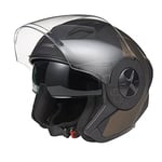 KSK Casque Jet DS Ultra sonic Noir et cuivré