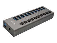 I-Tec Usb 3.0 Charging Hub 10 Port + Power Adapter 48 W - Hub - 10 X Superspeed Usb 3.0 - Stasjonær