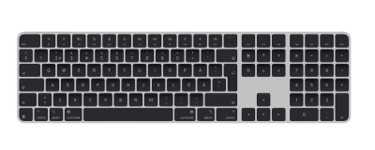 Apple Magic Keyboard, med Touch ID och numerisk del, för Mac med Apple Silicon, USB-C, svenskt - Svarta tangenter