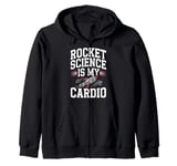 Aerospace Engineer Rocket Science Aerospace Technology Zip Hoodie