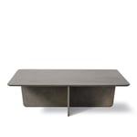 Fredericia Furniture - Tableau Coffee Table, 140 x 140 cm, Dark Atlantico Limestone - Soffbord - Space Copenhagen - Grå - Sten