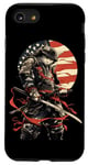 iPhone SE (2020) / 7 / 8 Cat Samurai American Flag Samurai Cat Art Patriotic Cat Case