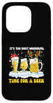 Coque pour iPhone 15 Pro Lover Christmas It's The Most Wonderful Time for a Beer