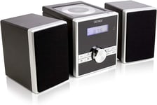 Mini Hifi System CD Player for Home with Speakers - CD Micro System Mains Operat