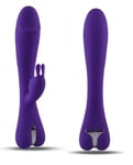 Vibromasseur vaginal lapin en silicone rechargeable USB faute vibrante clitoris