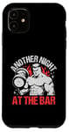 Coque pour iPhone 11 Another Night At The Bar Haltérophilie