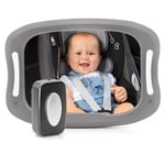 reer Bilspegel BabyView LED med ljus