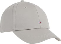 Tommy Hilfiger - Mens Baseball Cap - Cotton Classic Baseball Cap - TH Embroidered Logo - Adjustable Fastening - Men's Baseball Caps - Drizzle Grey