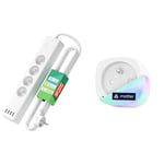 Multiprise Connectée (Type E), 16A Multiprise WiFi Compatible avec Alexa, Google Home et SmartThings & Prise Connectée Matter, 16A Prise WiFi Compatible avec Apple Home, Alexa et Google Home