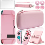 Carry Case Bundle for Nintendo Switch OLED Carrying Case Kit Adjustable Strap