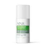 SOOL Eye Cream Lift & Soothe 200mg CBD, 15ml | Lightweight Formula for Dark Circles, Puffiness, and Under-Eye Bags | All-Natural Ingredients | Nourishing & Hydrating Cream