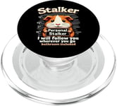 Personnel Stalker Cochon d'Inde Humour drôle Animal PopSockets PopGrip pour MagSafe