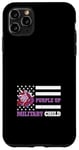 Coque pour iPhone 11 Pro Max Purple Up Drapeau militaire pour enfant Licorne